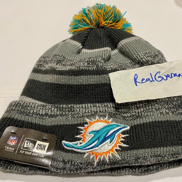 RARE Nwt 100% New Era Miami Dolphins 2014 Sport Knit Hat NFL Cap Tua Beanie